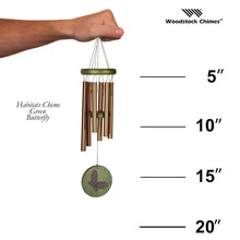 Load image into Gallery viewer, Green Butterfly Habitats Chime Woodstock Chime
