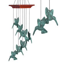 Load image into Gallery viewer, Hummingbird Spiral Habitats Woodstock Chime
