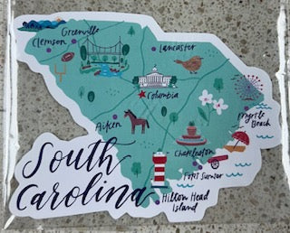 South Carolina Vinyl Sticker