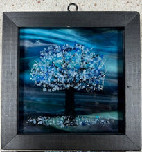Load image into Gallery viewer, Glimmer Glass - Fused Glass Tree with Frame
