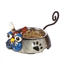 Load image into Gallery viewer, Eeieeio Metal King of the Cats Food Bowl
