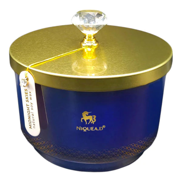 Niquea.d Midnight Skies Candle - 16oz Footed Dish