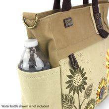 Load image into Gallery viewer, Chala Canvas Print Pocket Tote - Sunflower
