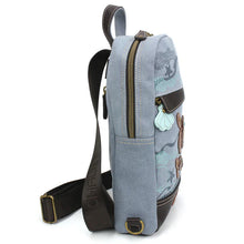 Load image into Gallery viewer, Chala Canvas Sling Bag - Turtles
