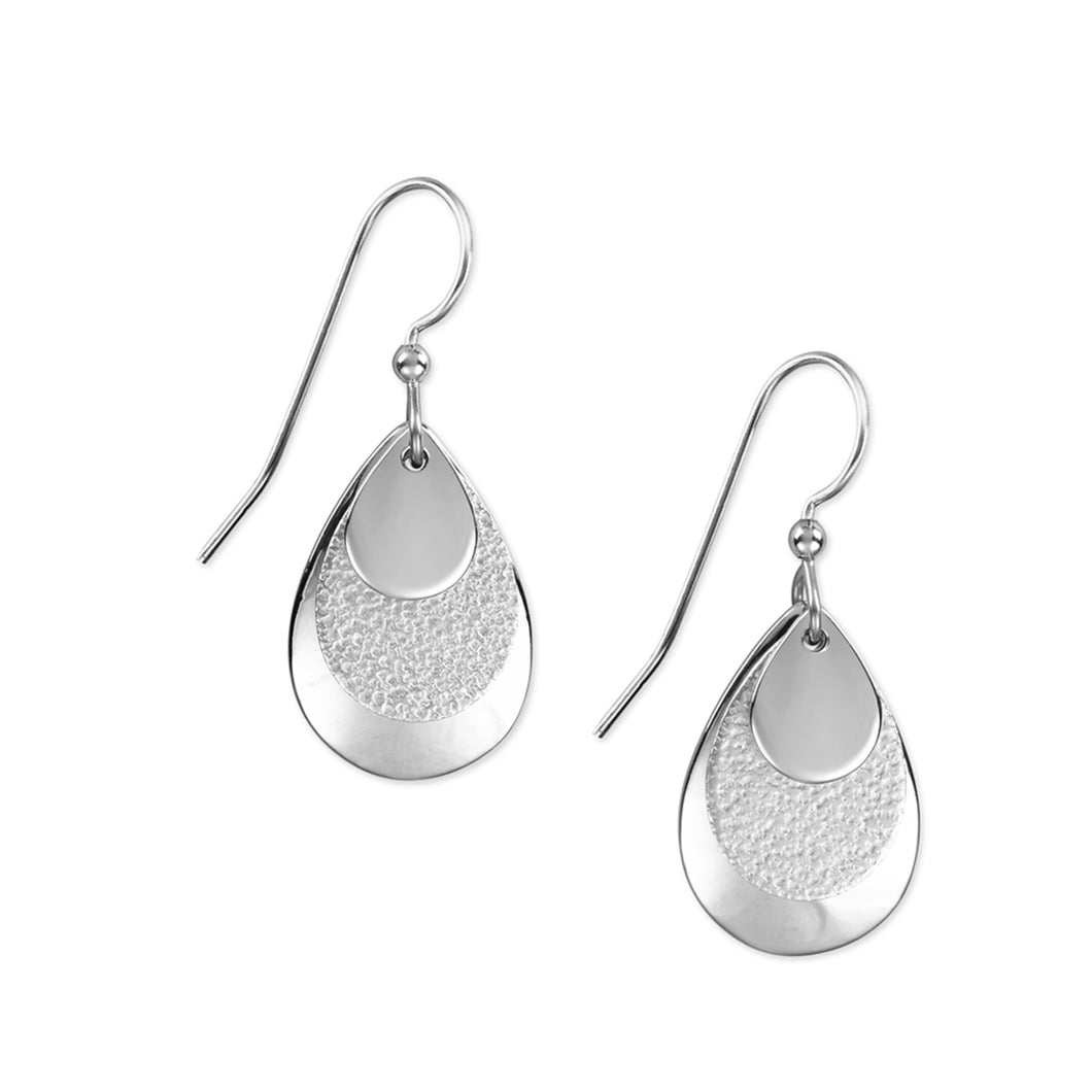 Silver Forest Earrings - Tear Trifector