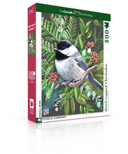 Load image into Gallery viewer, Black-capped Chickadee 500 Piece Puzzle

