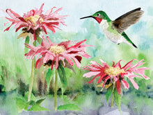 Load image into Gallery viewer, Ruby-throated Hummingbird 1000 Piece Puzzle
