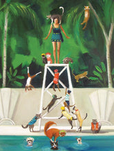 Load image into Gallery viewer, Pool Kitties 1000 Piece Jigsaw Puzzle
