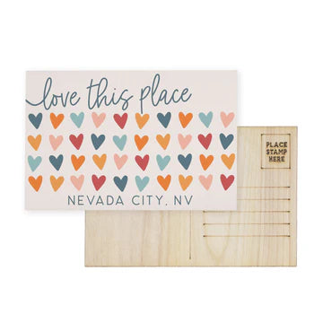 Love This Place (Charlotte) Wooden Postcard