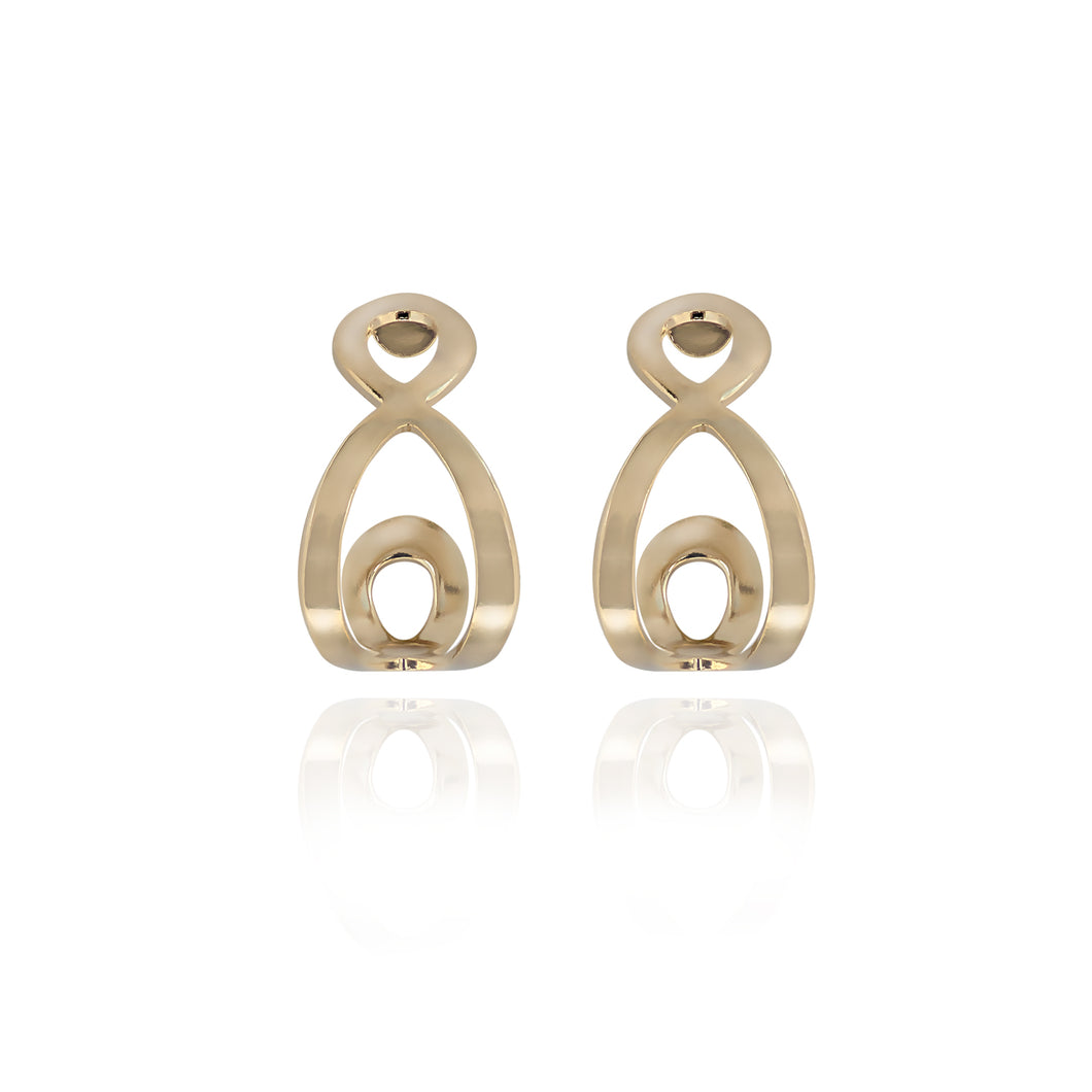 Spirit by Silver Forest Gold Post Earrings