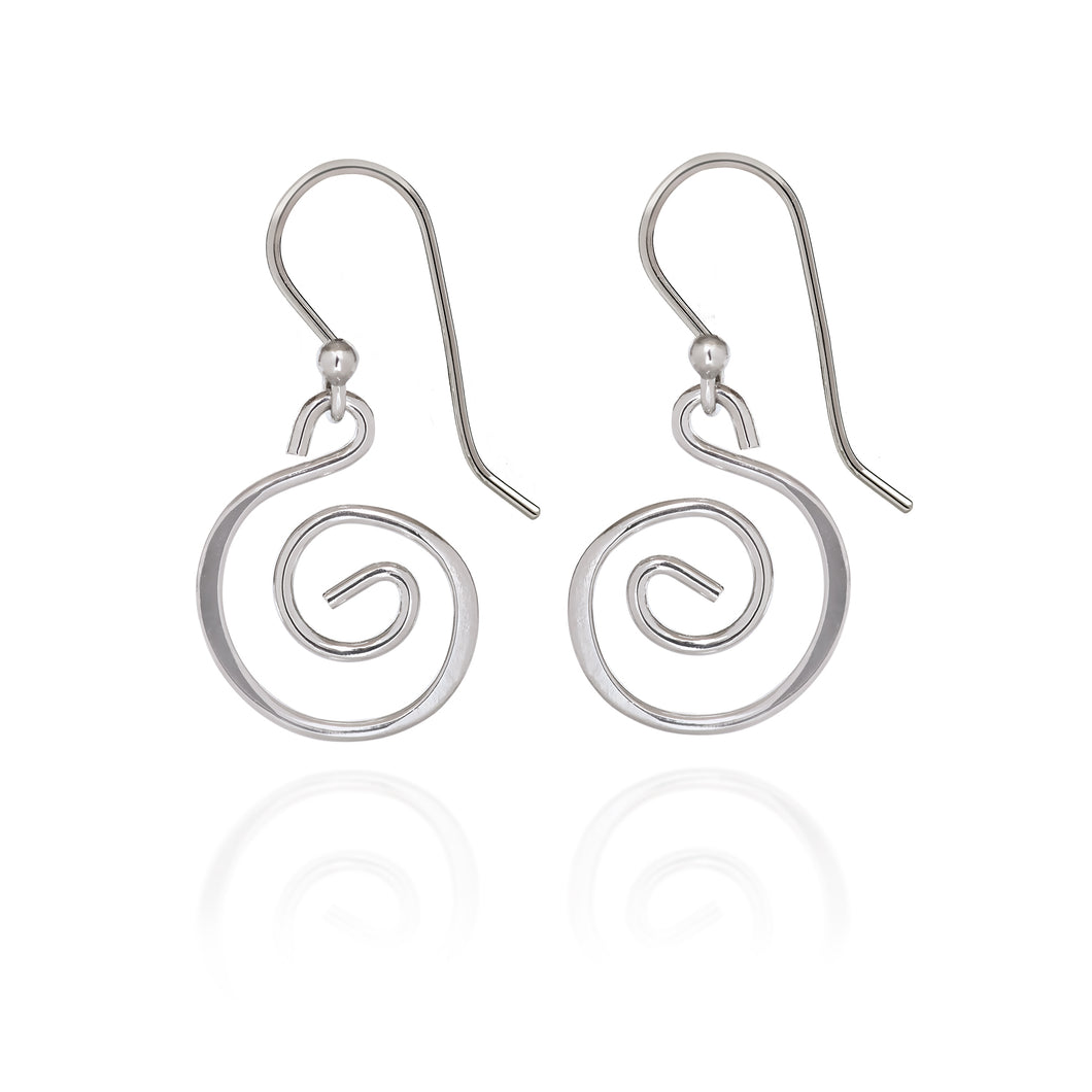 Spirit by Silver Forest Playful Coil Earrings