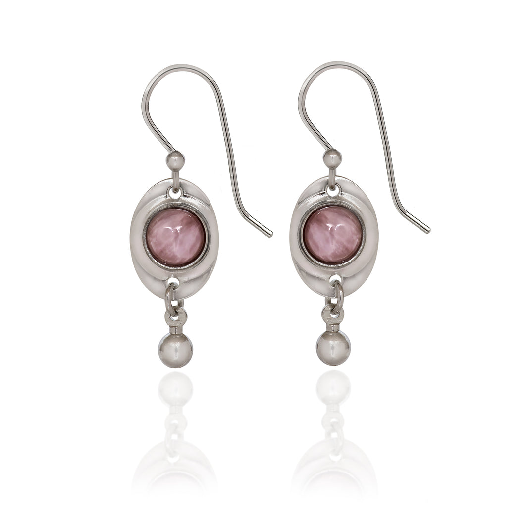 Spirit by Silver Forest Silver With Amethyst Dangle Earrings