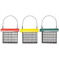 Suet Cage with Color Metal Roof