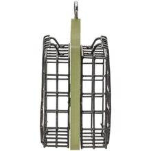 Load image into Gallery viewer, Recycled Plastic Suet Feeder for Two Cakes - Fern Green
