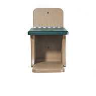 Squirrel Feeder Munch Box - Taupe & Green Recycled Plastic