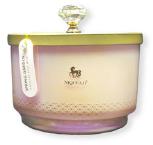 Load image into Gallery viewer, Niquea.d Spring Garden Candle - 16oz Footed Dish
