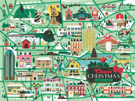 Classic Christmas Movie Map