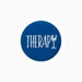 Therapy Bright Blue Slogan Cap