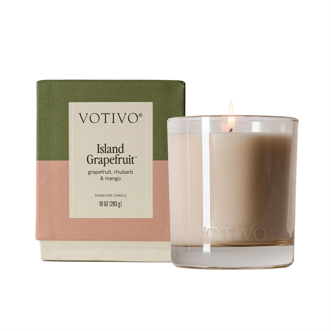 Votivo Island Grapefruit 10 oz Signature Candle