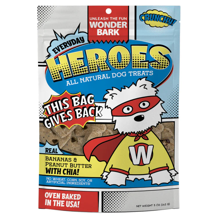 Everyday Heroes Bananas & Peanut Butter with Chia All Natural Dog Treats