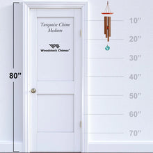 Load image into Gallery viewer, Medium Turquoise Woodstock Chime
