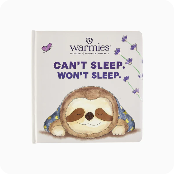 Can't Sleep. Won't Sleep. Warmies Board Book