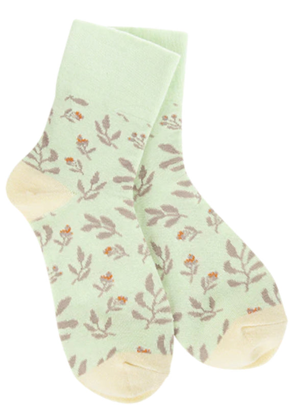World's Softest Garden Mini Crew - Lime Multi