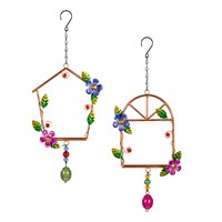 Load image into Gallery viewer, What She Shed Bird Feeder, Assorted Metal Hummingbird Swing
