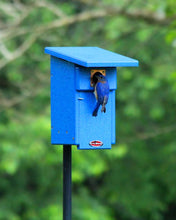 Load image into Gallery viewer, Recycled Bluebird Nest Box (Blue/Blue)
