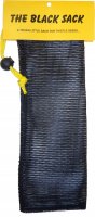 THISTLE SOCK-BLACK NYLON W/YELLOW CORD