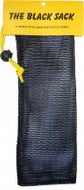 THISTLE SOCK-BLACK NYLON W/YELLOW CORD