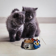 Load image into Gallery viewer, Eeieeio Metal King of the Cats Food Bowl
