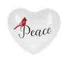 Load image into Gallery viewer, Cardinal Text Chime Iron Heart
