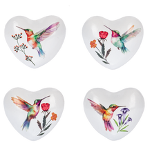 Load image into Gallery viewer, Hummingbird Chime Iron Heart
