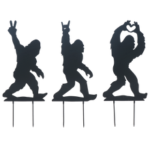 Load image into Gallery viewer, Laser Cut Bigfoot Silhouette Stake
