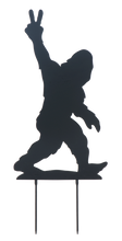 Load image into Gallery viewer, Laser Cut Bigfoot Silhouette Stake
