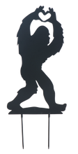 Load image into Gallery viewer, Laser Cut Bigfoot Silhouette Stake
