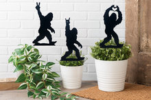 Load image into Gallery viewer, Laser Cut Bigfoot Silhouette Stake
