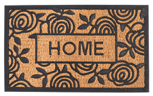 Load image into Gallery viewer, Natural &amp; Rubberized Home with Vines Doormat
