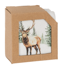 Load image into Gallery viewer, Winter Woodland Coaster (4 pc. set)
