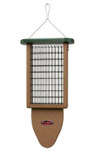 Load image into Gallery viewer, Double Recycled Suet Feeder with Tail Prop
