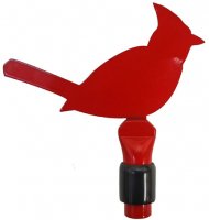 Finial - Red Cardinal Cardinal-4