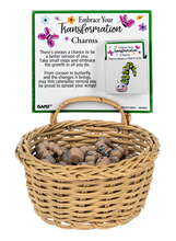 Load image into Gallery viewer, Embrace Your Transformation Caterpillar - Charms in a Basket
