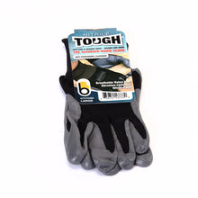 Load image into Gallery viewer, Nitrile Tough Gardening Gloves Black Size Large
