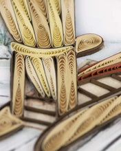 Load image into Gallery viewer, Quilled Adirondack Lake Greeting Card
