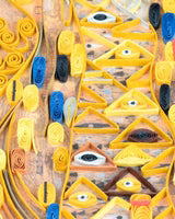 Load image into Gallery viewer, The Lady in Gold - Klimt Quilling Card
