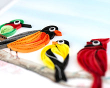 Load image into Gallery viewer, Quilled Songbirds Greeting Card
