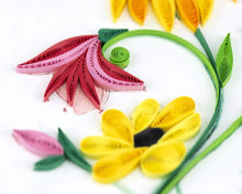 Load image into Gallery viewer, Quilled Wildflower Birthday Blooms Greeting Card
