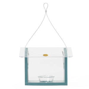 Bluebird Feeder in Blue Recycled Plastic