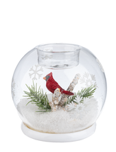 Load image into Gallery viewer, Montages Cardinal Glass Tealight Holder

